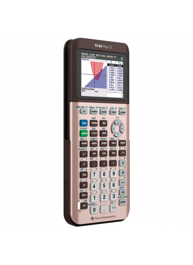 TEXAS INSTRUMENTS Texas Instruments TI-84 Plus CE Color Graphing Calculator, Rose Gold (Metallic)  - Image 3