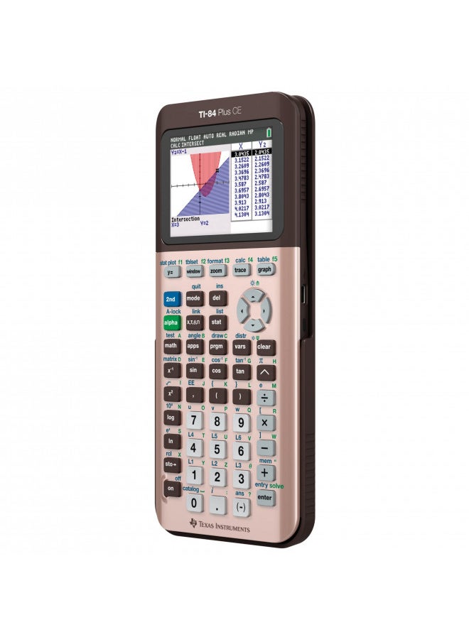 TEXAS INSTRUMENTS Texas Instruments TI-84 Plus CE Color Graphing Calculator, Rose Gold (Metallic)  - Image 4