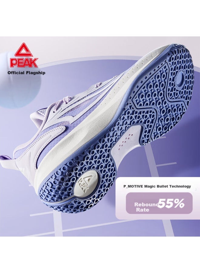 PEAK Peak Maple Shadow Women's Basketball Shoes Shock Absorption Sports Shoes Comfortable Wrap Training Competition Shoes Da520032 - Image 3