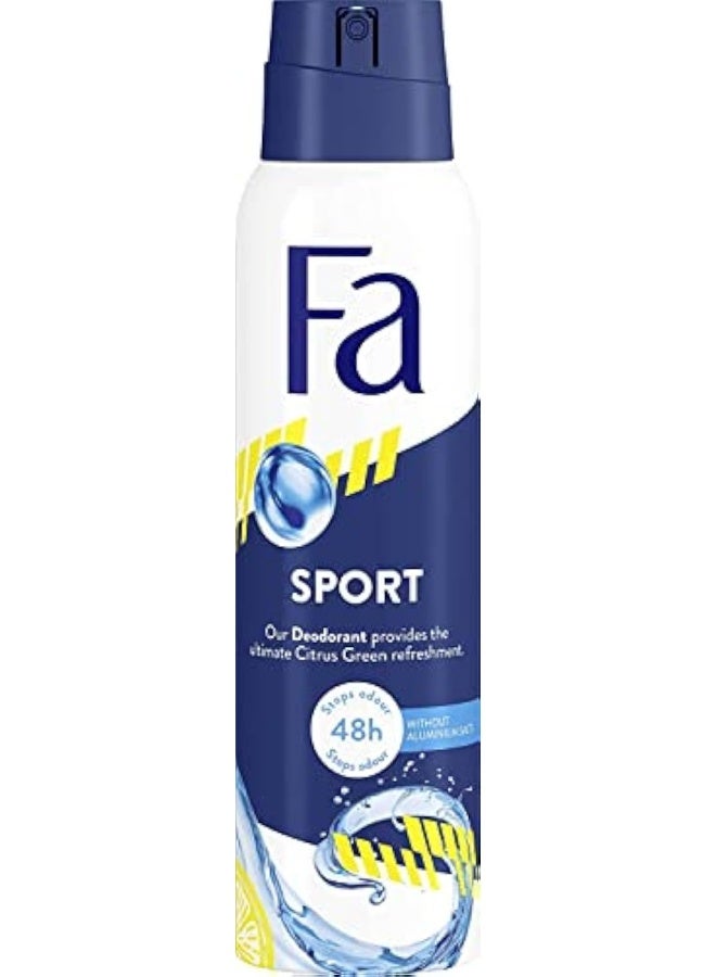 Fa Fa Sport Deodorant Spray, 150ml  - Image 1