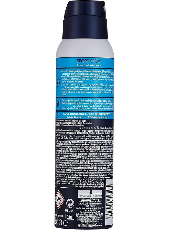 Fa Fa Sport Deodorant Spray, 150ml  - Image 2