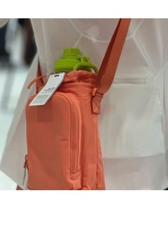 Lululemon Crossbody Water Bottle Bag, Gym Bag, Yoga Bag, Phone Bag, 2L Capacity，Peach  - Image 2