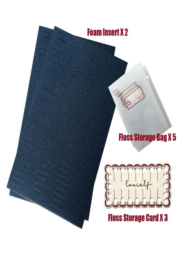 lovielf Embroidery bobbins Drawers Foam Inserts (2 pcs (Set A)) - Image 2