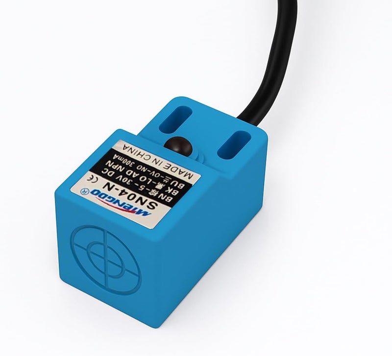 Gebildet حساس القرب الاستقرائي SN04-N NPN NO مفتاح الكشف العادي المفتوح مع حامل SN (أزرق، عبوة 2) - Image 3