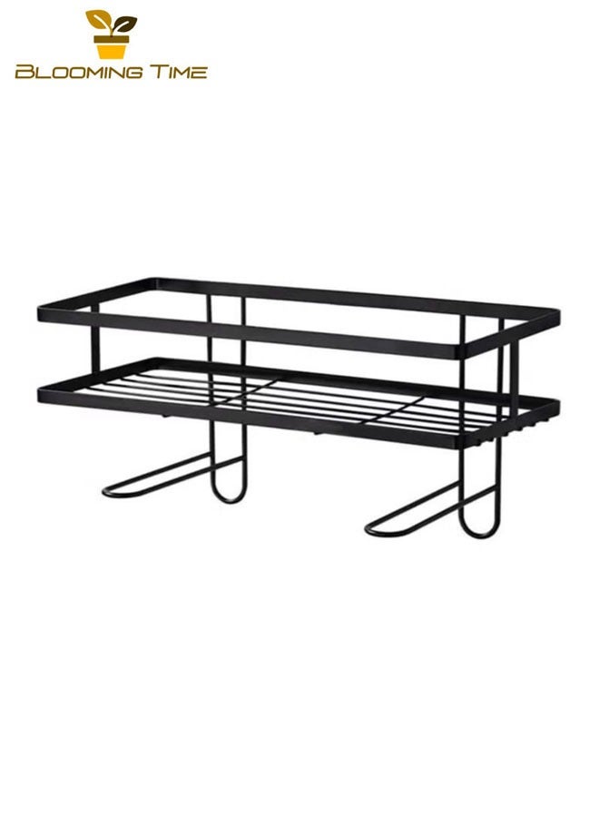 بلومنغ تايم رفوف الحمام ، رفوف المطبخ كونترتوب خالية من لكمة ، رفوف تخزين الحمام ، رفوف المرحاض ، خزانات المياه ، رفوف التخزين فوق المرحاض - Image 1