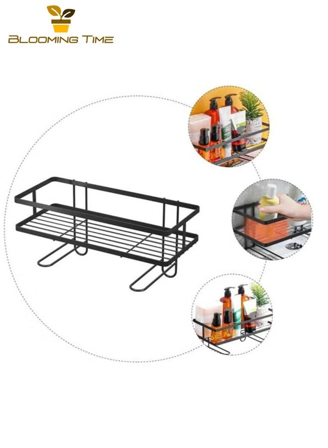 بلومنغ تايم رفوف الحمام ، رفوف المطبخ كونترتوب خالية من لكمة ، رفوف تخزين الحمام ، رفوف المرحاض ، خزانات المياه ، رفوف التخزين فوق المرحاض - Image 2