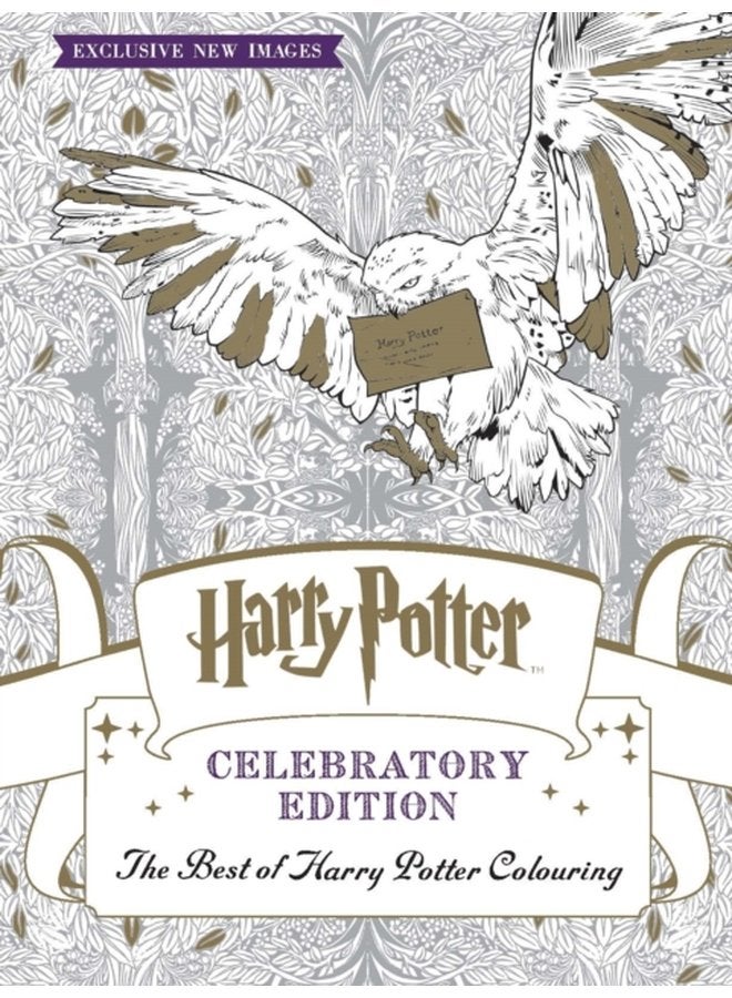 كتاب تلوين هاري بوتر - إصدار احتفالي: أفضل ما في تلوين هاري بوتر - كتاب تلوين رسمي - غلاف ورقي