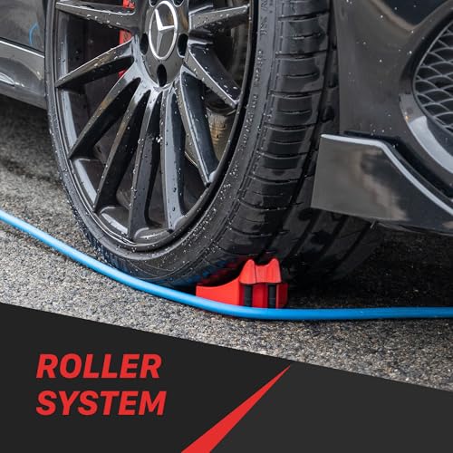 Maxshine Universal 2 Pieces Red Ezy Wheel Hose Roller, Car Wash Detailing Tool, Car Wash Inserts Preventing Any Unnecessary Friction and Snags - Image 5