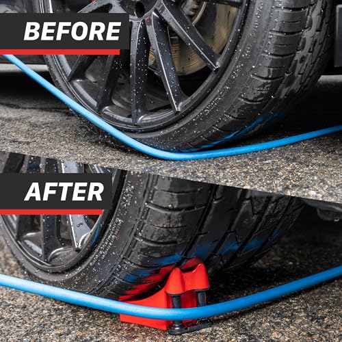 Maxshine Universal 2 Pieces Red Ezy Wheel Hose Roller, Car Wash Detailing Tool, Car Wash Inserts Preventing Any Unnecessary Friction and Snags - Image 4