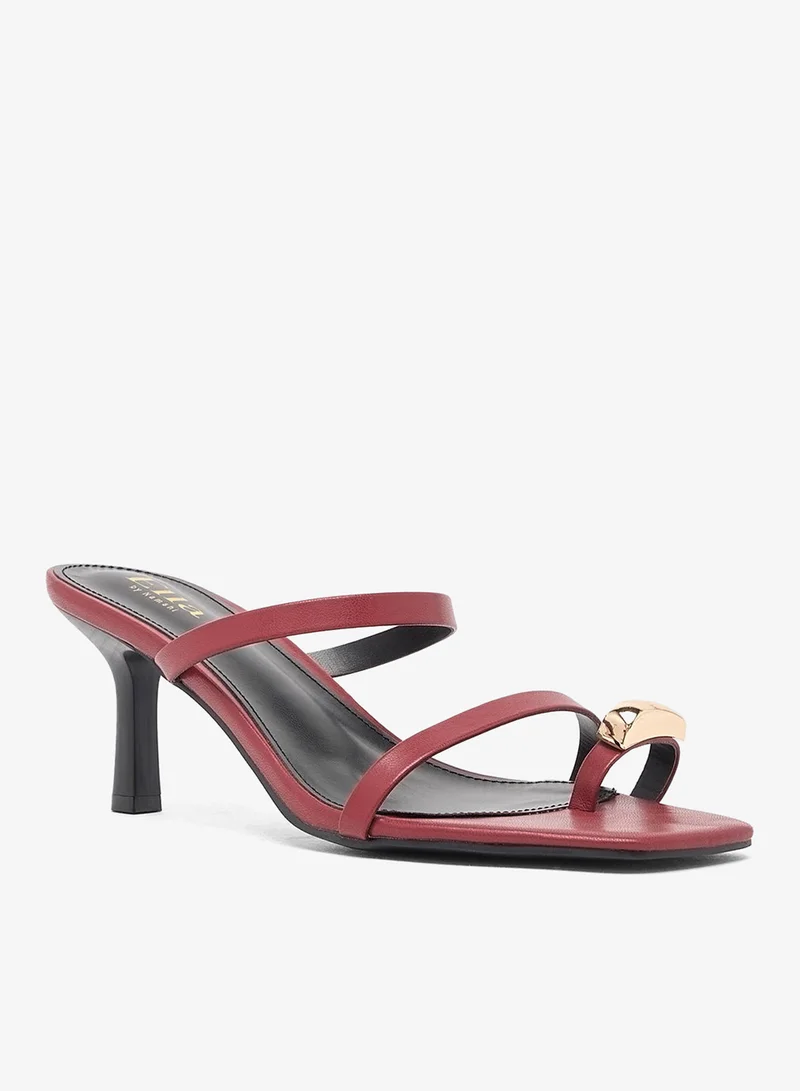 ايلا صندل موضة بكعب عالٍ