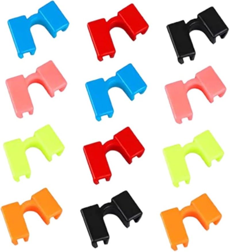 COHEALI 12pcs Reusable Training Chopsticks with Hinges for Beginners Easy Learning Eating Skill Development - Image 1