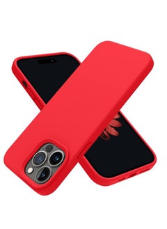 Case, Silicone Shockproof Slim Thin Phone Case for iPhone 14 Pro Max 6.7 inch (Red)