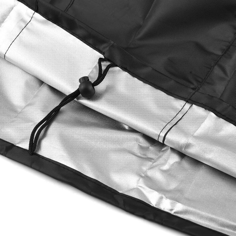 Outdoor Fire Pit Cover , Gas Fire Pit Protective Cover with Drawstring Bottom - Heavy Duty, Weatherproof, Secure Fit for Patio and Deck (24x27in) - Image 3