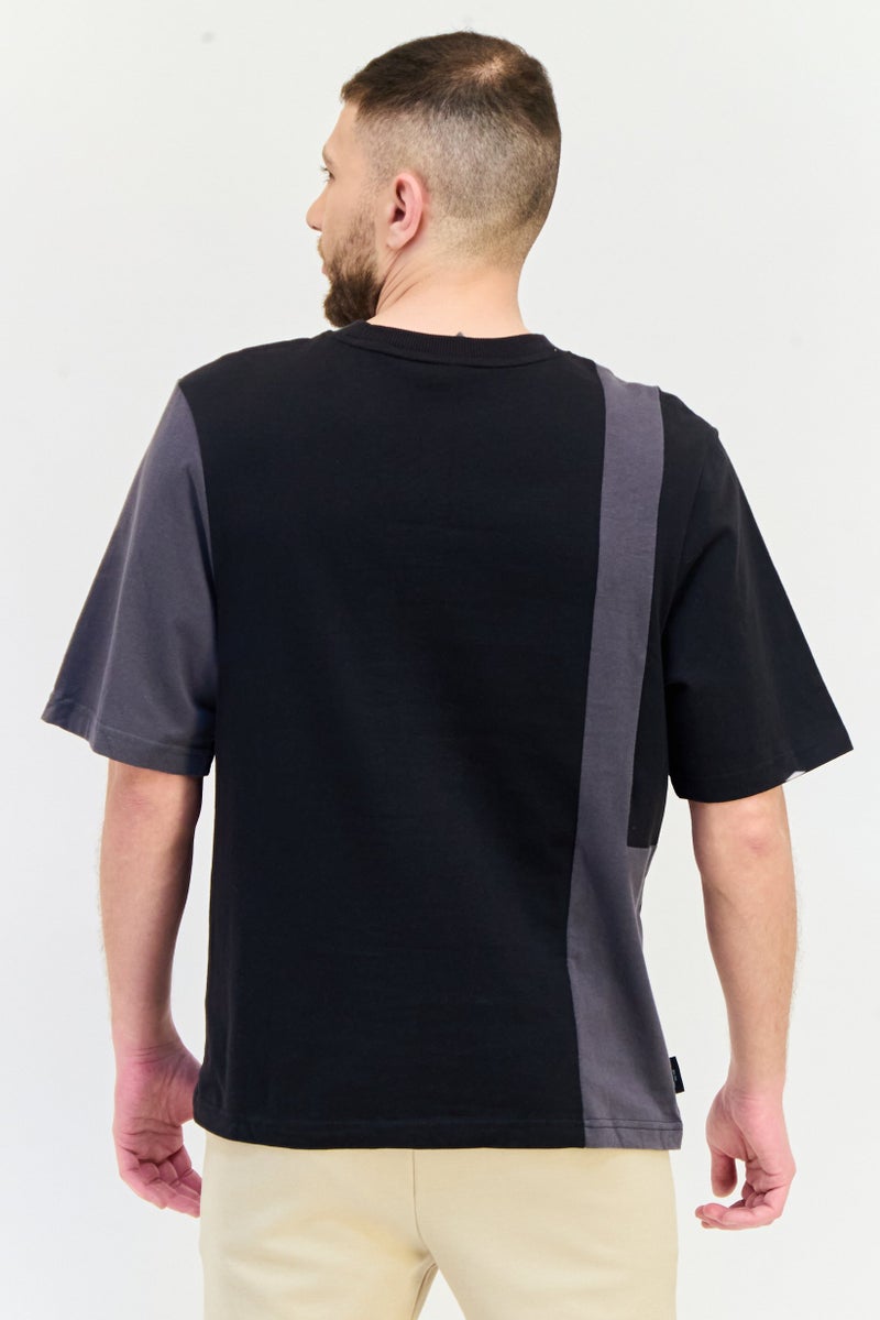 PUMA Men Sportswear Fit Short Sleeve Outdoor T Shirt, Black - Image 3