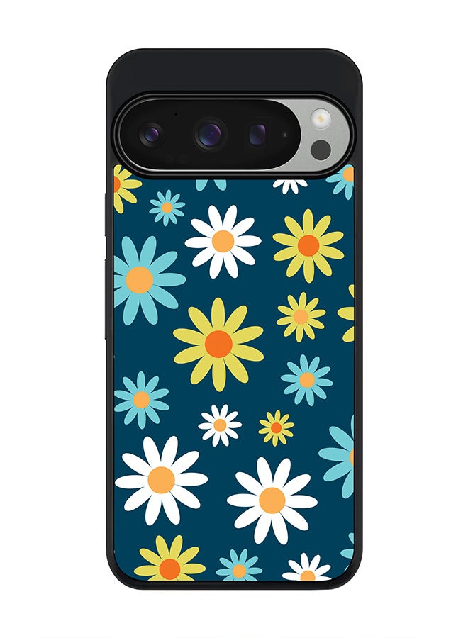 Stylizedd For Google Pixel 9 Pro Case,Slim fit Camera Protection, Shockproof Thin Phone cover - Pick A Daisy - Image 1