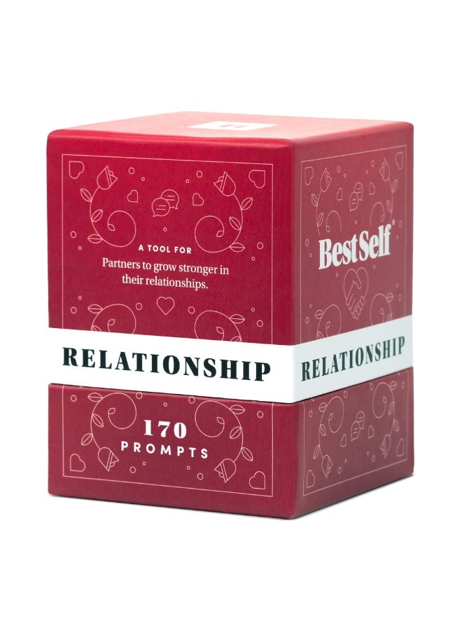 BestSelf Co. Relationship Conversation Cards Game for Couples - 170 Conversation Starter Cards, Date Night Card Game, Communication & Connection Cards, Couples Therapy Questions, Romantic Gift for Husband, Wife, Boyfriend & Girlfriend - Image 1