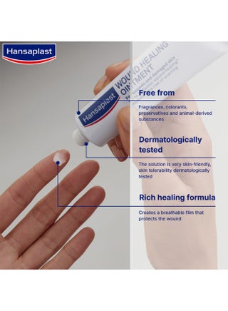 Wound Healing Ointment Supports Wound Faster Healing Reduces Risk Of Scarring Very Skin Friendly Suitable For Babies Free Of Animal Derived Substances 50g