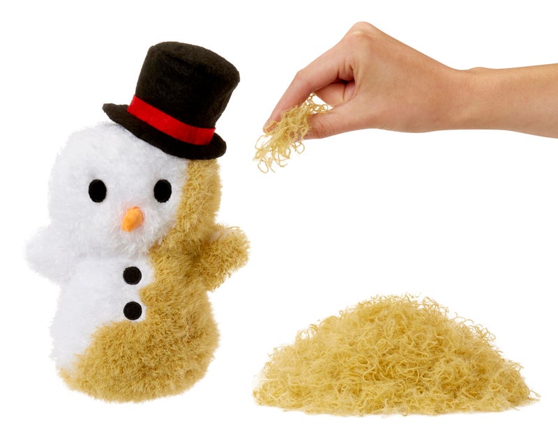 Fluffie Stuffiez Holiday Gingerbread Small Collectible Feature Plush Surprise Reveal Unboxing with Huggable ASMR Fidget DIY Fur Pulling Ultra Soft Fluff - Image 3