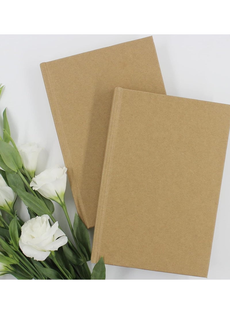 PARTNER 1-Piece A4 Size Hard Cover Ruled Notebook 96 Sheets Kraft Brown Cover  - Image 3