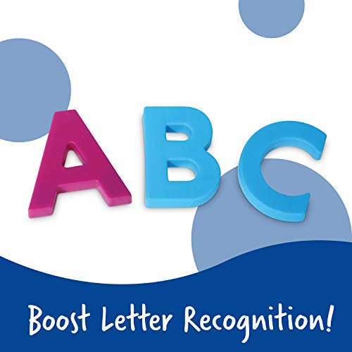 Learning Resources Jumbo Magnetic Uppercase Letters, ABCs, Early Letter Recognition, 40-Pieces, Large Magnetic Letters, Assorted Colors, Ages 3+ - Image 2
