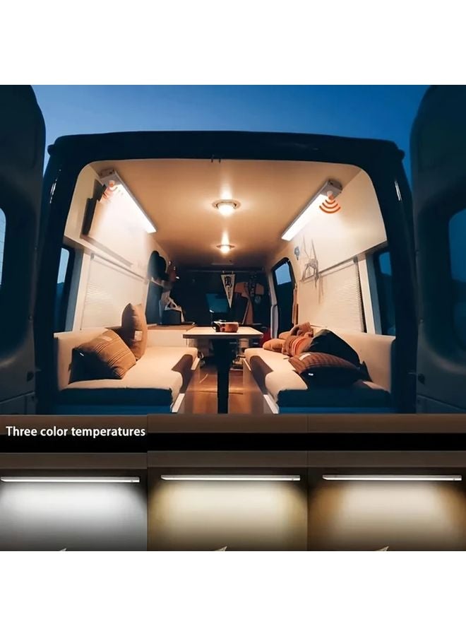2025 Wireless Sensing RV Light Tube Magnetic USB Rechargeable Warm Light 3 94 Inch - Image 3
