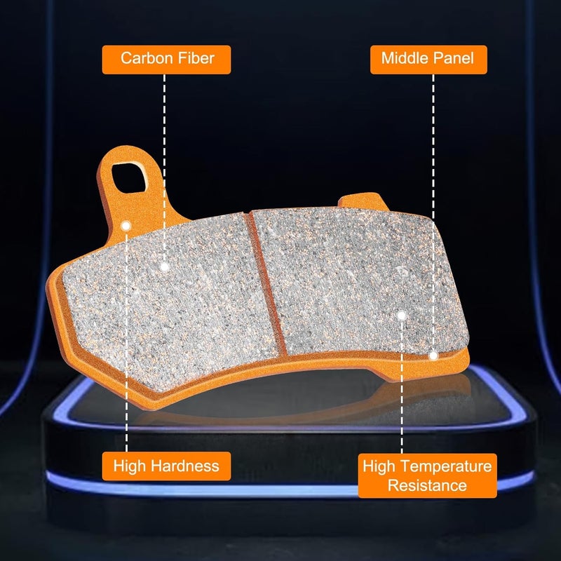 LE LEFOSSI Motorcycle Front Rear Carbon Fiber Brake Pads for Suzuki GW 250 Inazuma GSX250R - Image 3