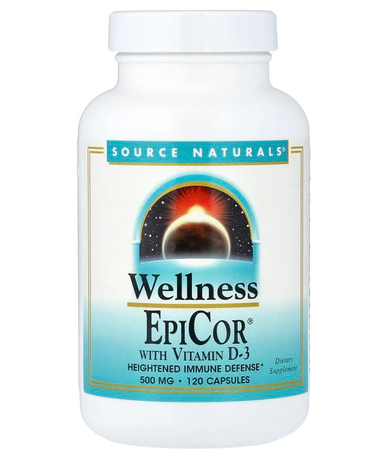 EpiCor® with Vitamin D-3 500 mg  120 Capsules