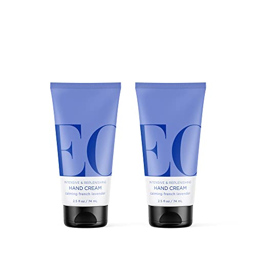 EO Hand Cream 25 Ounce Pack of 2 French Lavender Organic PlantBased Moisturizer for Dry Skin - Image 2