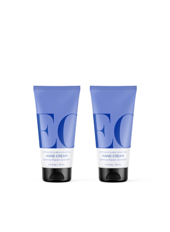 EO Hand Cream 25 Ounce Pack of 2 French Lavender Organic PlantBased Moisturizer for Dry Skin - Image 3