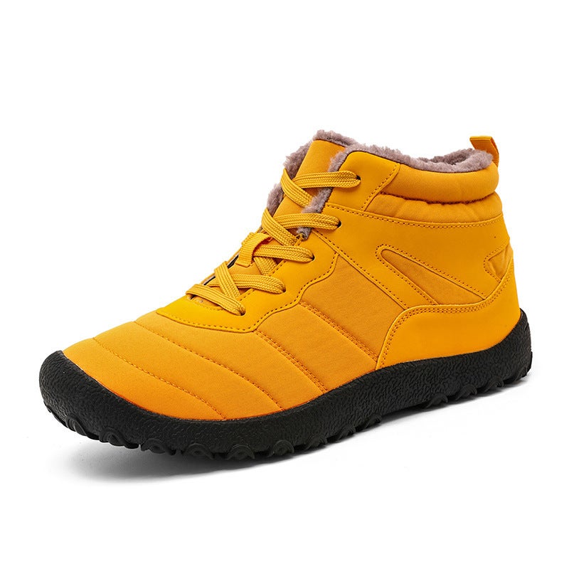 Large Size 48 Waterproof Cotton Shoes For Men Plus Velvet Thickened Mountaineering Cotton Boots Dad Snow Boots - Image 1