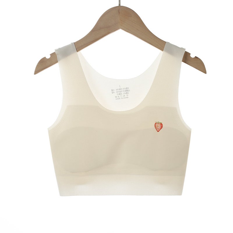 Girls Puberty Camisole Bras 10-14 Years Skin color  - Image 1