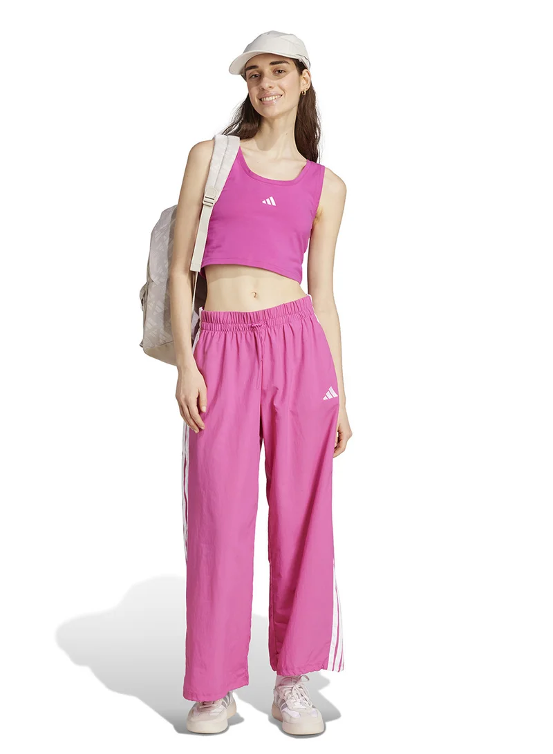 Adidas Essentials 3 Stripes Lifestyle Woven Parachute Tracksuit Pants