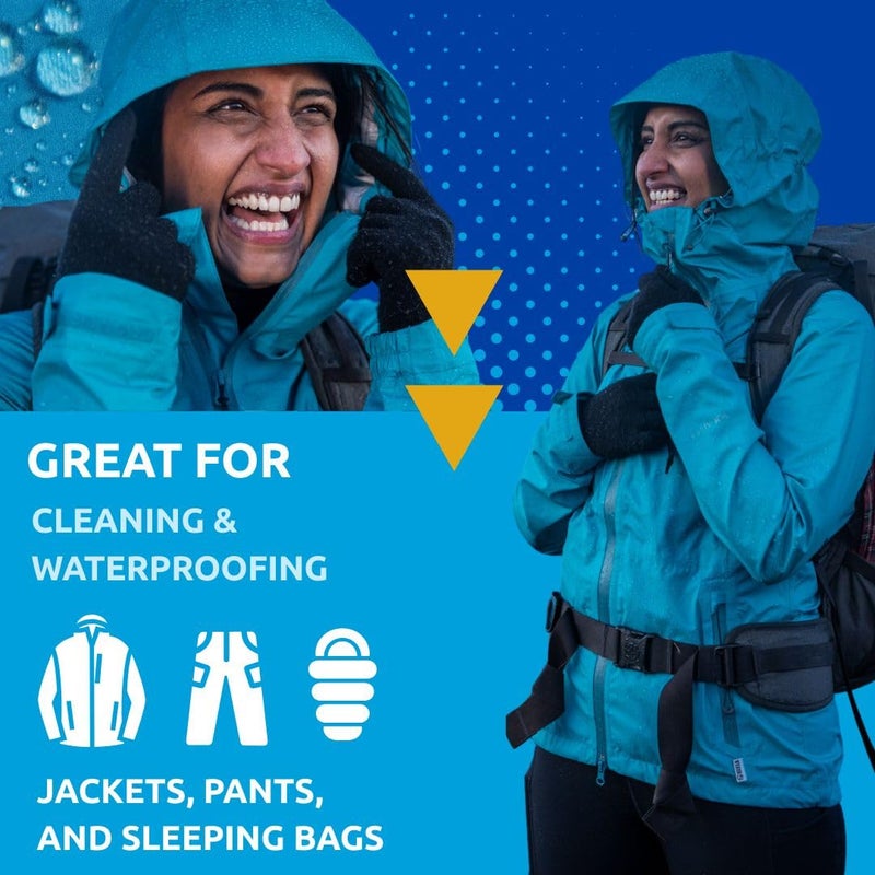 Nikwax Hardshell Cleaning & Waterproofing Duo-Pack, 1000ml, Cleans and Restores Water Repellency on Jackets, Rain, Ski, and Snow Gear, Outerwear, Safe for Gore-Tex and DWR - Image 2