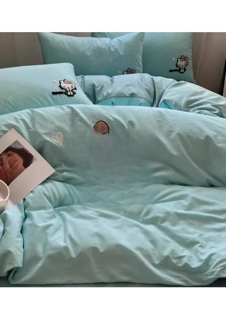 Bed Sheet Style — High End Cartoon Pattern  Pure Cotton Bedding Four Piece Set  - Image 4
