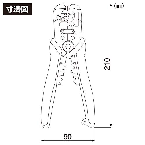 ENGINEER PAW01 Best 3in1 MultiFunctional Wire StripperMicro crimping tool for 0058mm AWG308 and Cable Cutter - Image 3
