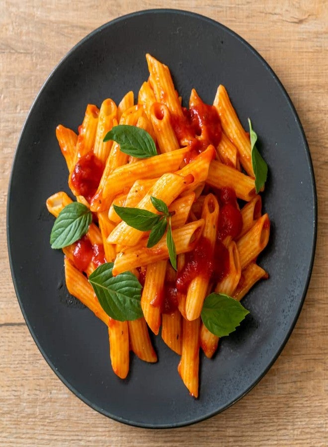 Gustora Combo Pack of Penne Pasta 500g, Tomato Basil & Arrabiata Sauce 400g Each I Italian Pasta & Sauce Combo I Rich in protein & fibre with Zero cholesterol I No Trans Fats - 900gm - Image 5