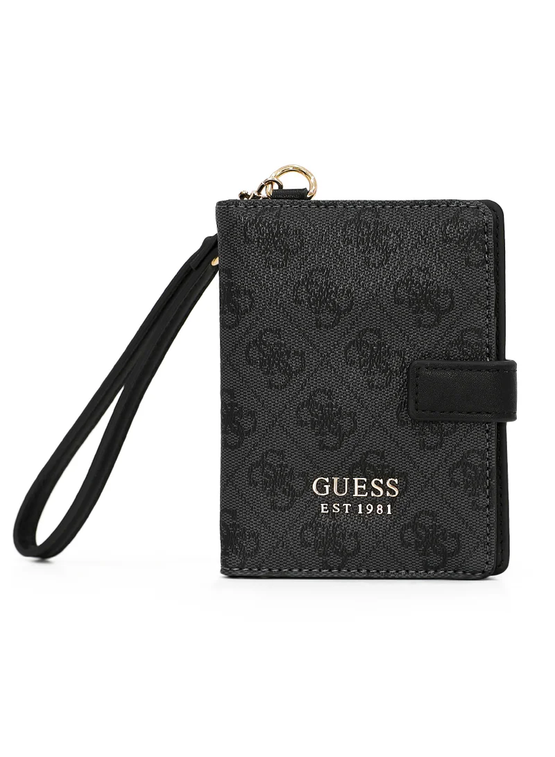 GUESS Guess Women's Designer-Style Faux Leather Wallet, Wristlet & Luggage Tag Set – Travel Accessories Combo