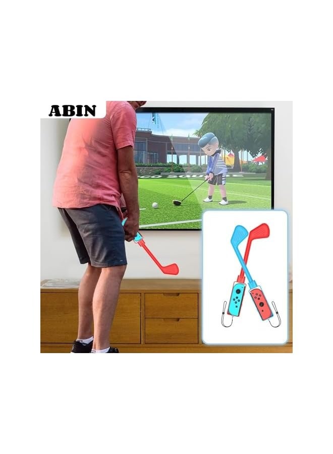 PROMASS Nintendo Switch Sports Accessories12 in 1 Nintendo Sports Accessories Bundle for Switch Sports Games,Family Accessories Kit for Switch/OLED Sports Games:Golf Clubs,Tennis Rackets,Sword Grips - Image 5