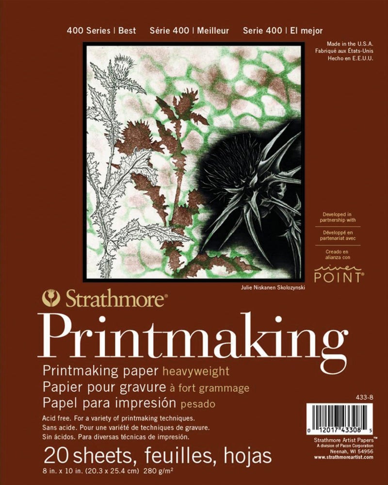 Strathmore Printmaking Paper Pad 8X1020 Sheets 62433800 White