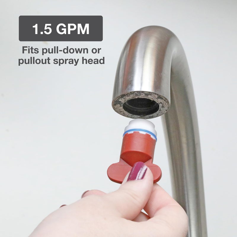 Danco Water Saving 1.2 GPM Junior M21.5 Hidden Faucet Aerator Replacement, 2 Pack (12069) - Image 3