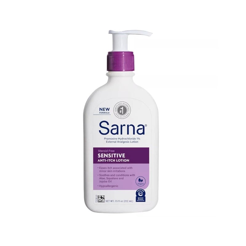 Sarna Sensitive AntiItch Lotion for Eczema and Sensitive Dry Skin Itch Relief 75 Ounce