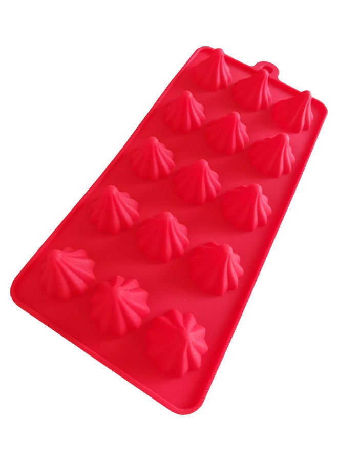 NIBEMINENT Silicone Cake Decoration Mold Red 21 x 10cm - Image 2