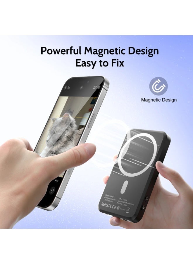 Lemorele R600 Magnetic Selfie Display with Bluetooth Zoom & HD Screen - Image 5