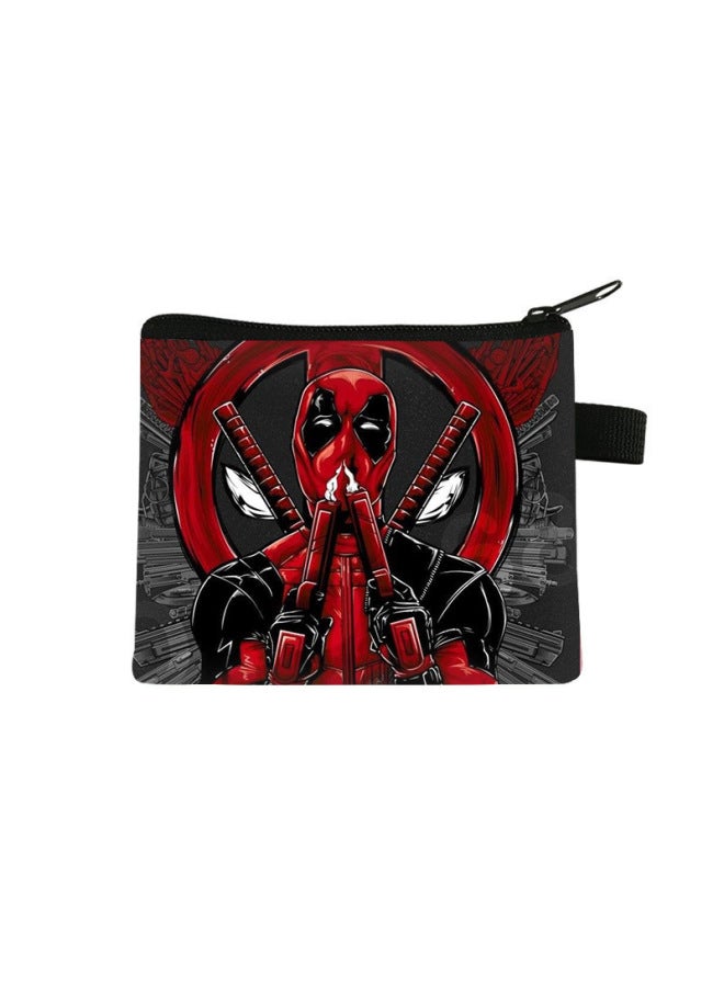 New Deadpool And Wolverine Children's Coin Purse Mini Storage Key Card Holder Large Capacity High-end Bag