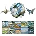 Qianshan Origami Paper Kit 50 Sheets 6 Inch Square Double Sided Color 10 Vivid Colors for Hand Crafts Origami Paper Arts CreativityMonet - Image 2