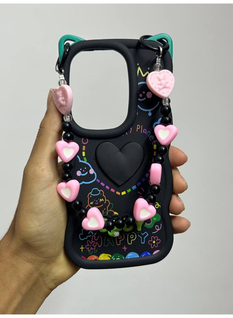 A new cartoon-style heart-shaped back cover with the word "BABY" on it, compatible with the Vivo Y29 phone. - Image 1