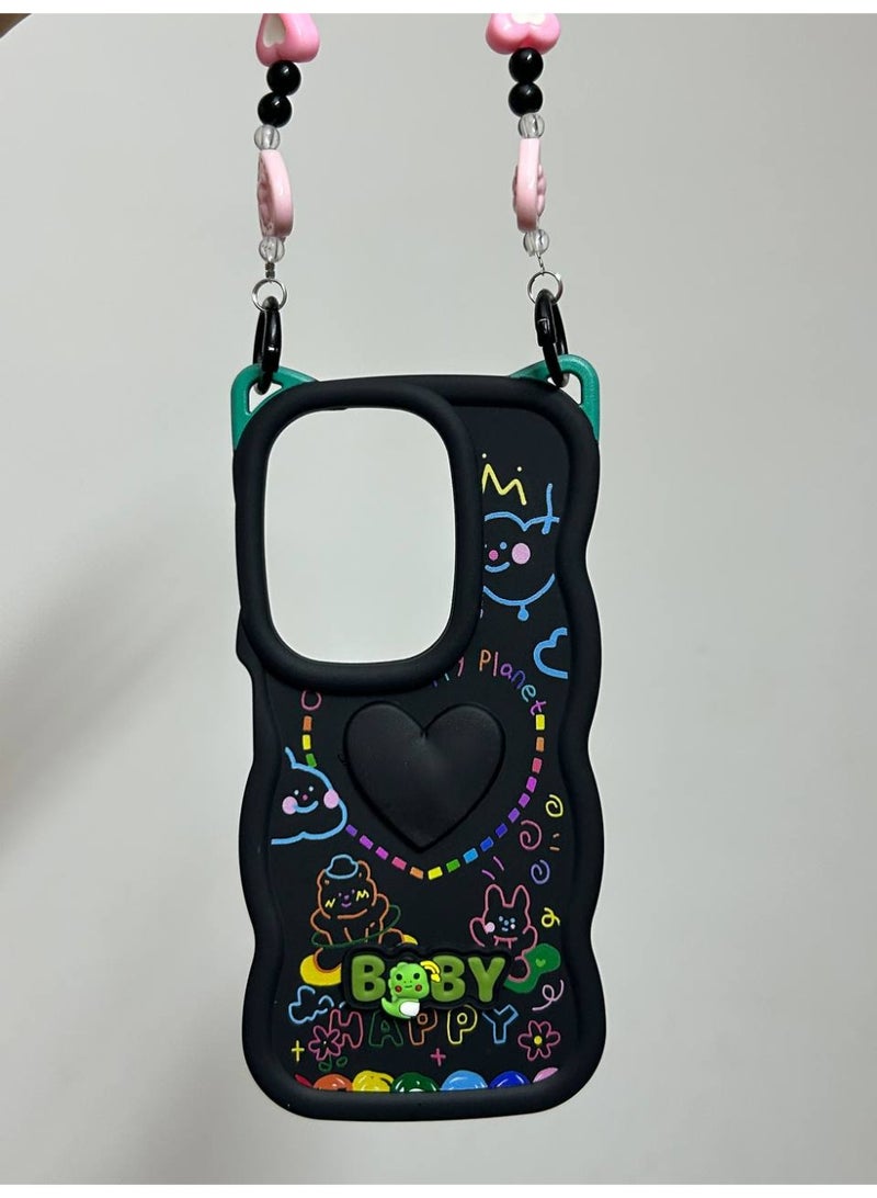 A new cartoon-style heart-shaped back cover with the word "BABY" on it, compatible with the Vivo Y29 phone. - Image 2