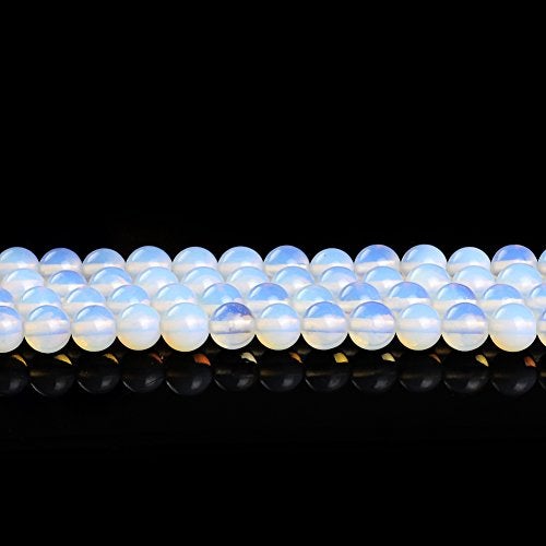 STAR LOONG Natural Stone Beads 6mm Opal Gemstone Round Loose Beads Crystal Energy Stone Healing Power for Jewelry Making DIY,1 Strand 15" - Image 5