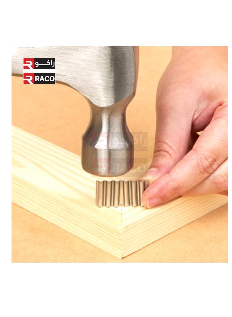 RACO RACO Corrugated Nail Fastners for Furniture Construction Cabinet Making Framing Woodworking Crates and Pallets (5/8 Inch, Pack of 50)  - Image 2