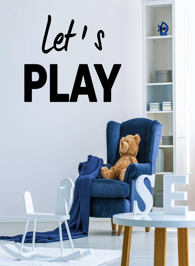 thovorrnl Let's Play Wall Decals Kids Room Wall Stickers, Removable Vinyl DIY Wall Murals Wallpaper for Nursery Children Baby Kids Boys Girls Bedroom Living Room Home Decoration - Image 5